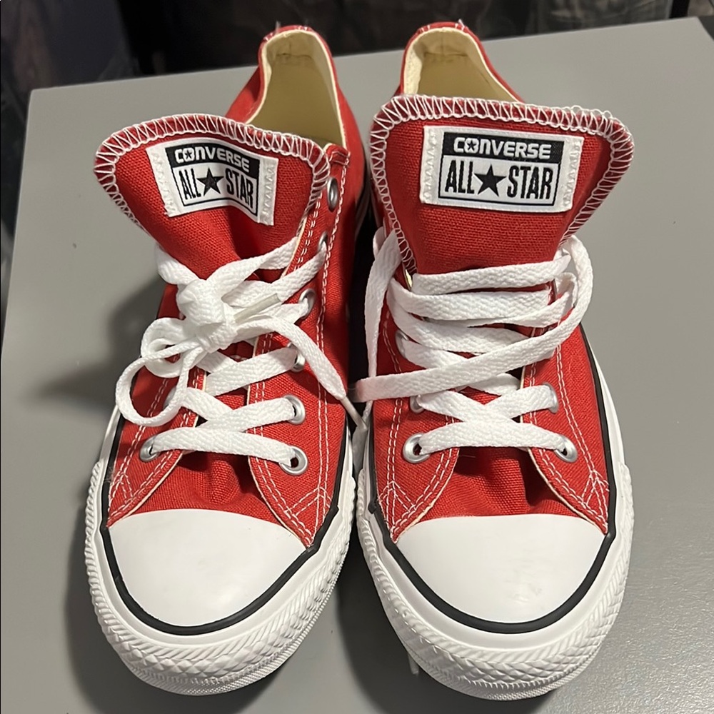 Converse All Star Red Canvas Sneakers **NEW**
